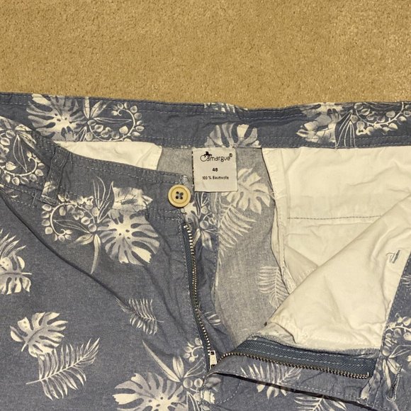 Camargue 100% Cotton Men's Tropical Print Shorts Size 48 - Picture 4 of 10